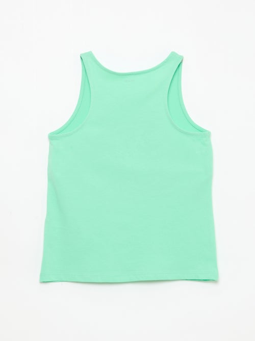 Camisola estampada de gola redonda - Kiabi