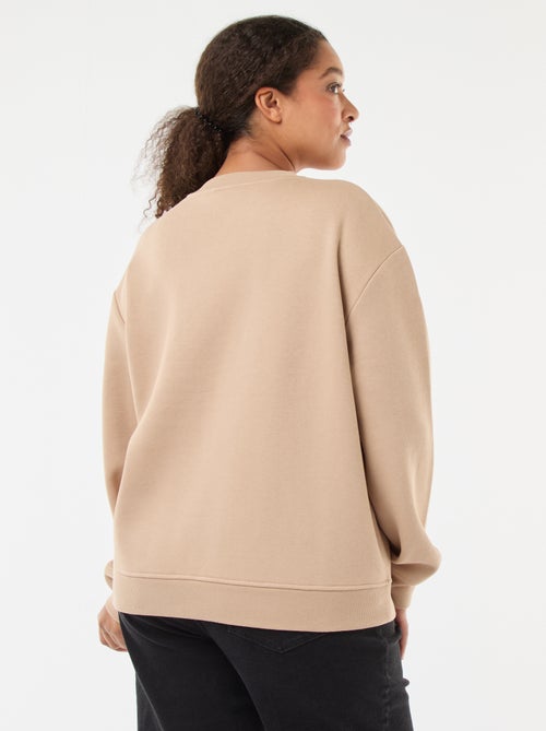 Camisola estampada "Disney" "Mickey" em algodão liso - Kiabi