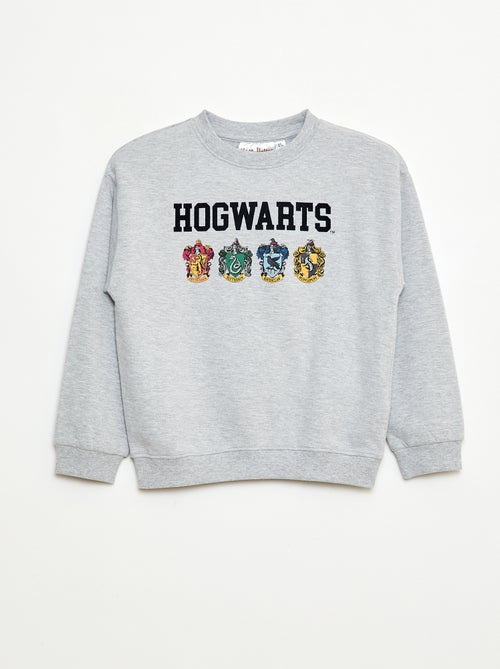 Camisola estampada 'Harry Potter' em moletom cardado macio e quente - Kiabi