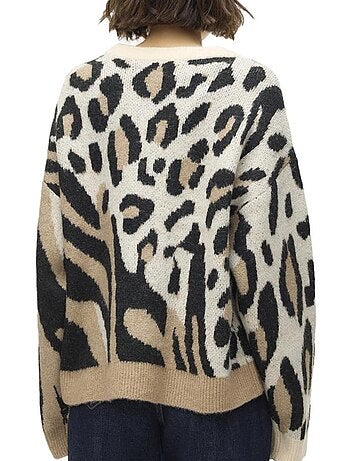 Camisola Estampada Marrom Vero Moda Kai para Mulher
