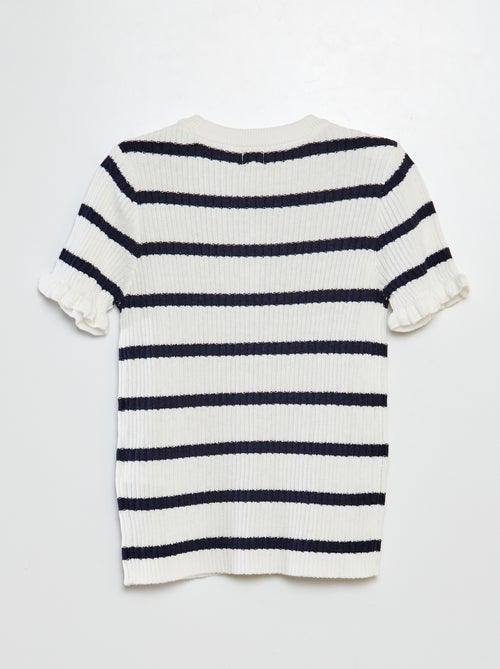 Camisola estilo marinheiro - Kiabi