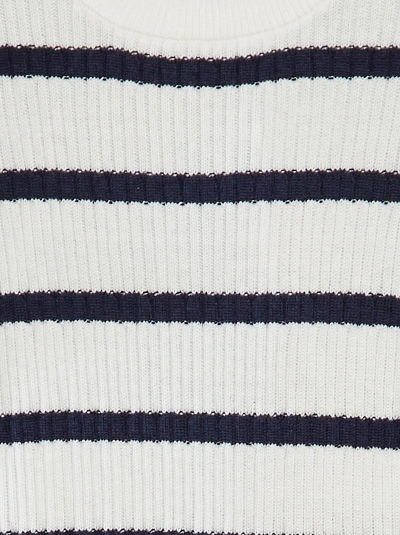 Camisola estilo marinheiro AZUL - Kiabi