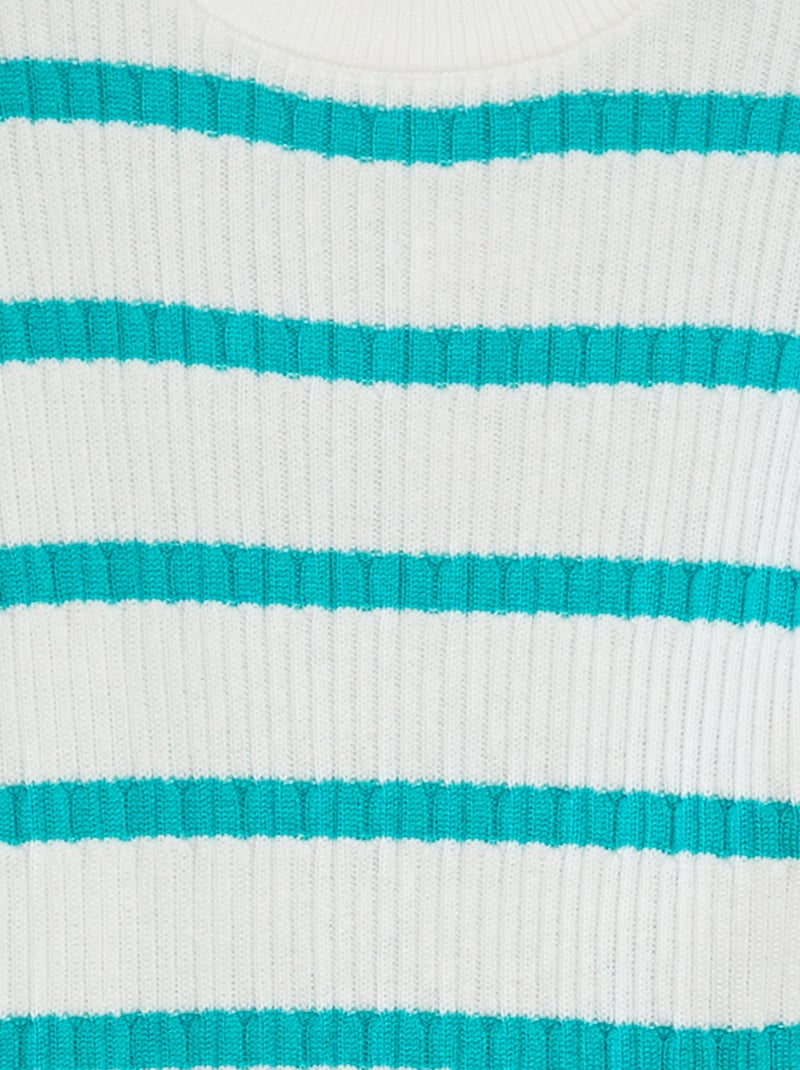 Camisola estilo marinheiro VERDE - Kiabi