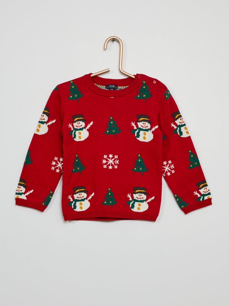 Camisola estilo 'Natal' VERMELHO - Kiabi