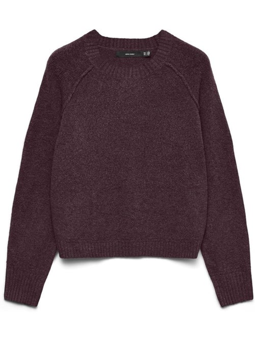 Camisola feminina vero moda maquarius raglan roxa - Kiabi