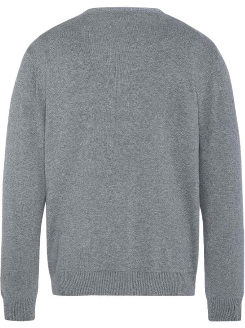 Camisola Fina Cinzenta Básica Schott para Homem - Kiabi Camisola Fina Cinzenta Básica Schott para Homem - Kiabi