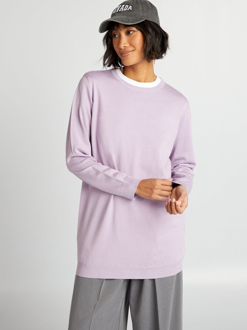 Camisola fina de corte comprido VIOLETA - Kiabi