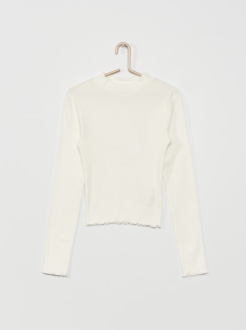 Camisola fina de gola alta - Kiabi