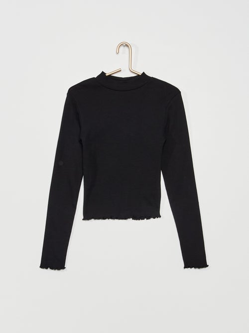 Camisola fina de gola alta - Kiabi