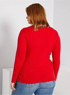 Camisola fina de gola alta - Kiabi