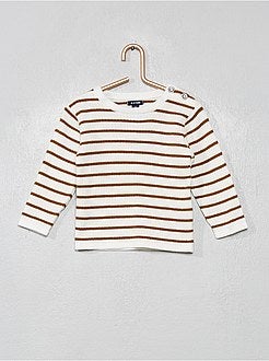 Camisola fina estilo marinheiro - Kiabi