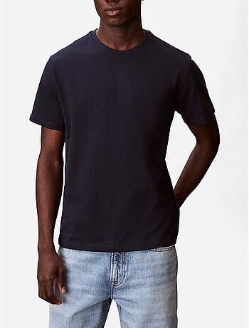 T-shirt calvin klein jeans clássica marinho para homem