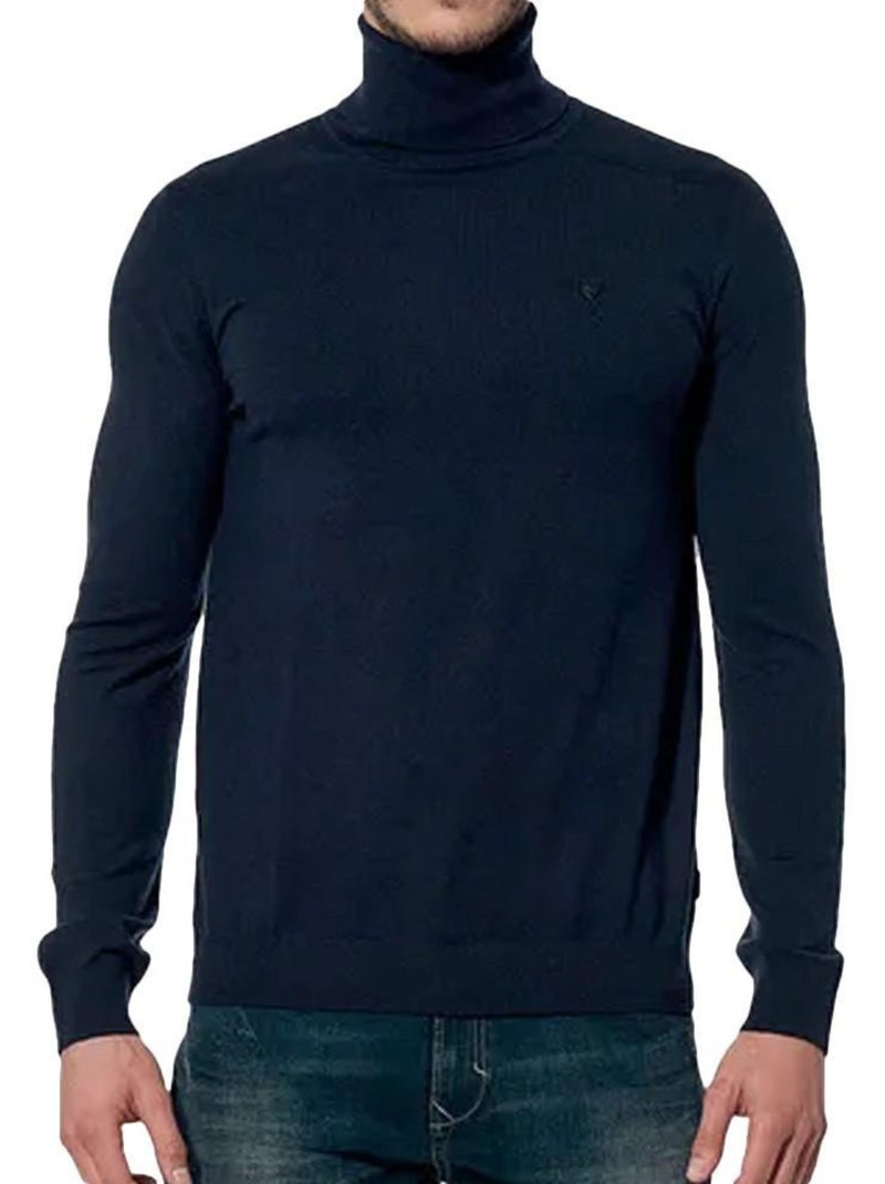 Camisola Gola Alta Azul-Marinho para Homem Kaporal Arianh Azul-marinho - Kiabi