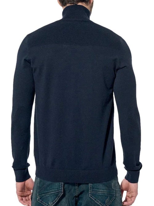 Camisola Gola Alta Azul-Marinho para Homem Kaporal Arianh - Kiabi Camisola Gola Alta Azul-Marinho para Homem Kaporal Arianh - Kiabi