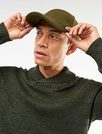 Camisola gola xaile lisa