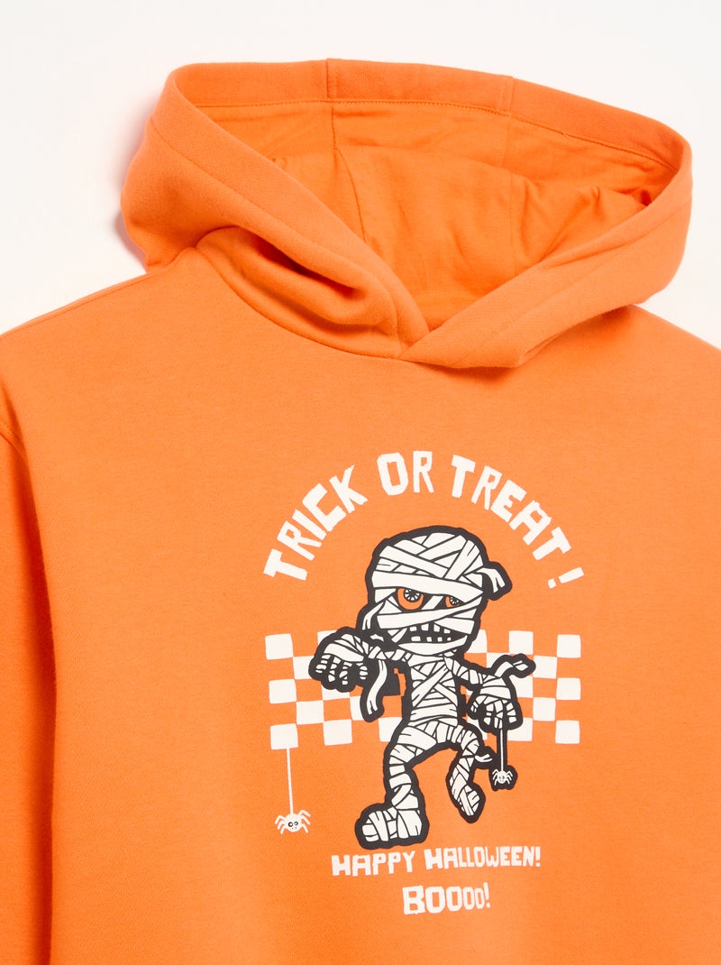 Camisola 'Halloween' de manga comprida Laranja - Kiabi