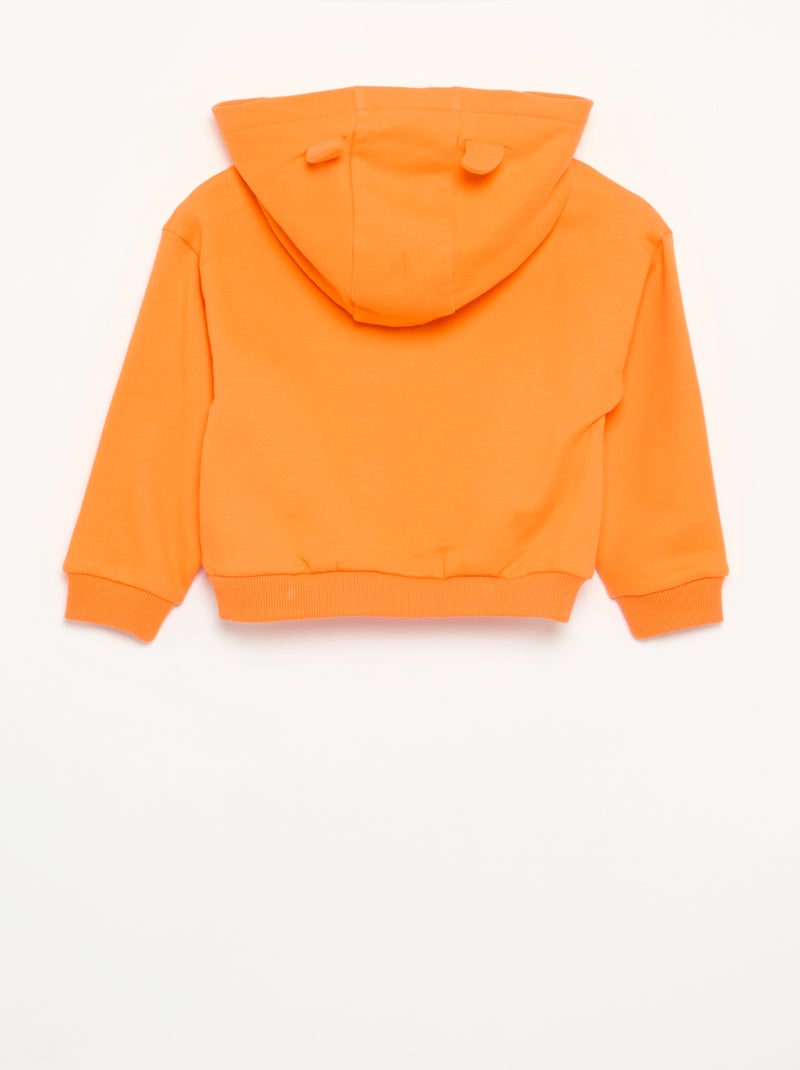 Camisola 'Halloween' 'Disney' 'Stitch' de polar Laranja - Kiabi