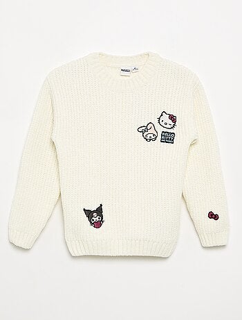 Camisola 'Hello Kitty' de manga comprida