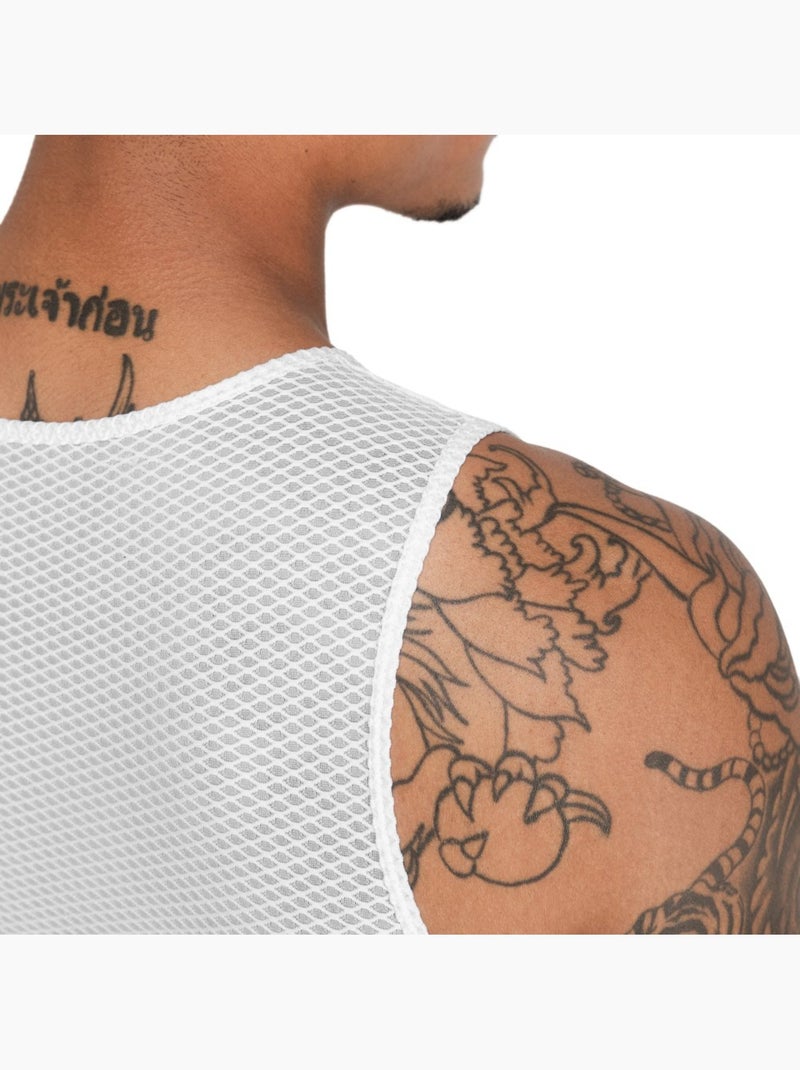 Camisola interior ciclismo para homem Branco - Kiabi