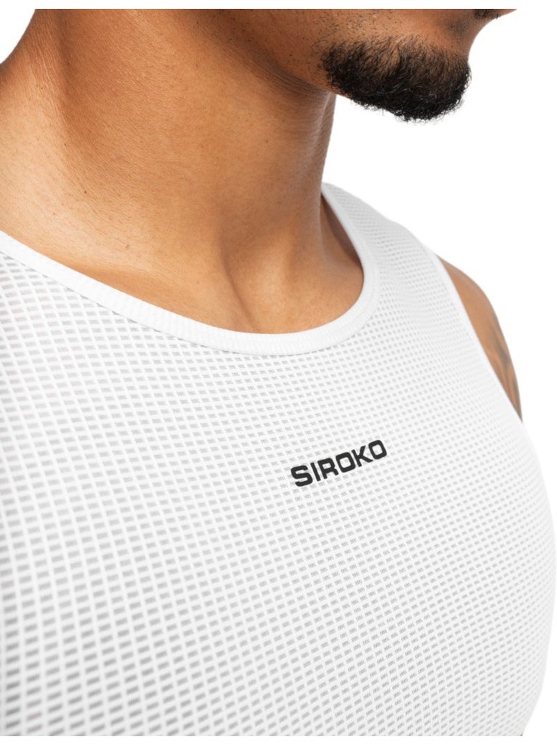 Camisola interior ciclismo para homem Branco - Kiabi