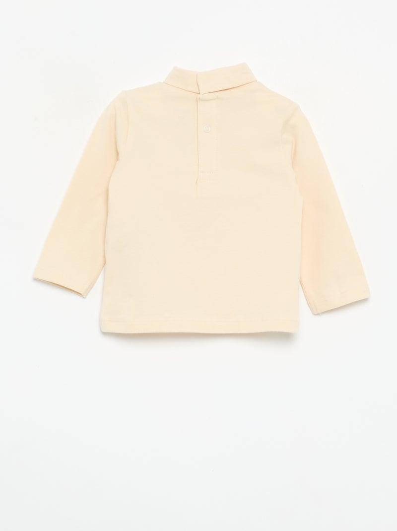 Camisola interior com laço animado Branco - Kiabi