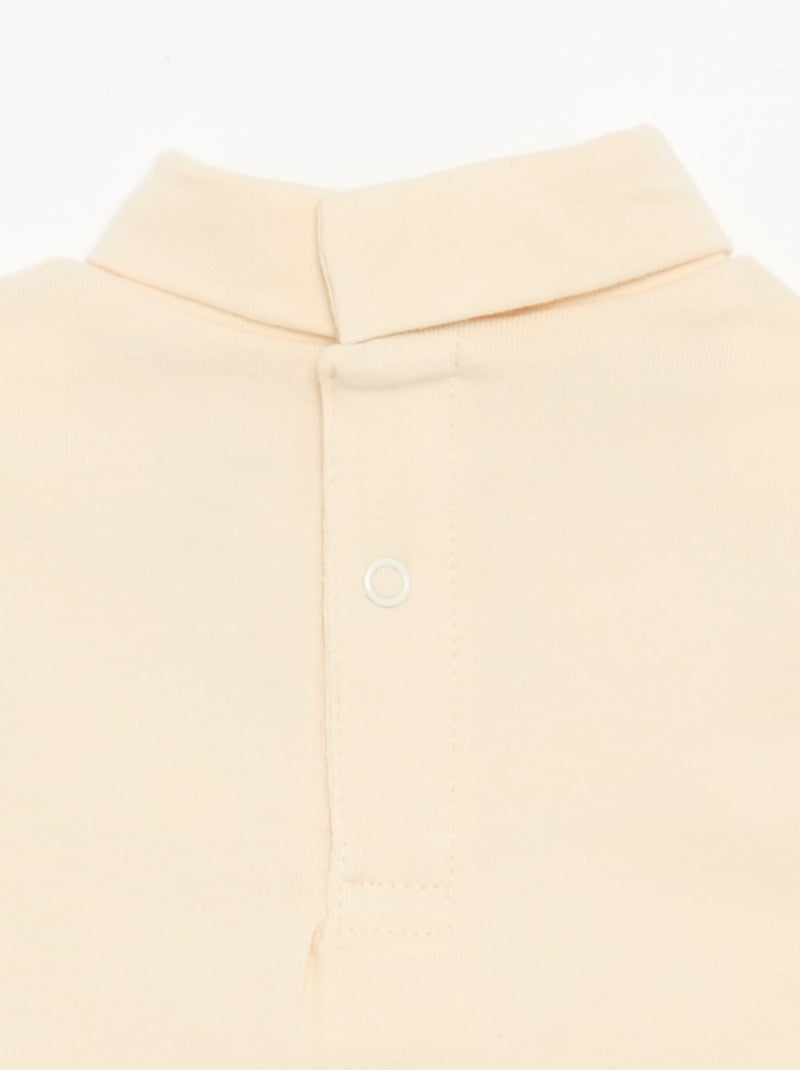 Camisola interior com laço animado Branco - Kiabi