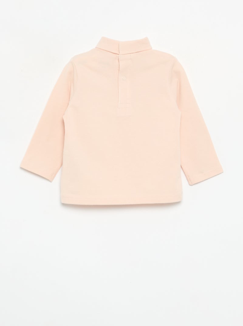 Camisola interior com laço animado Rosa - Kiabi