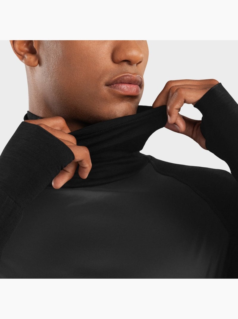 Camisola interior corta-vento para homem Preto - Kiabi