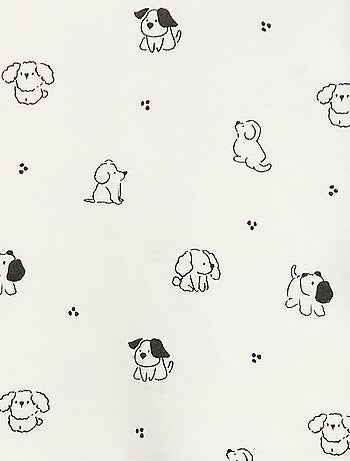 Camisola interior de gola alta com estampado