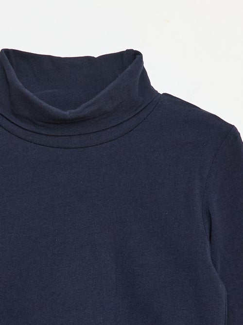 Camisola interior de gola alta lisa - Kiabi