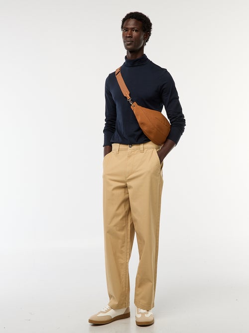 Camisola interior de gola alta lisa - Kiabi