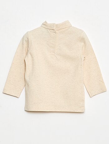 Camisola interior de gola alta lisa