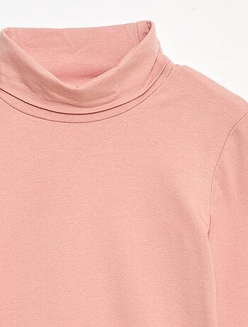 Camisola interior de gola alta lisa