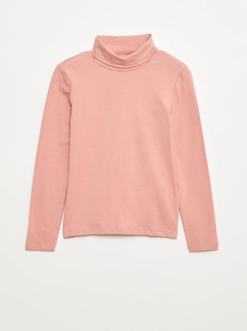 Camisola interior de gola alta lisa - Kiabi