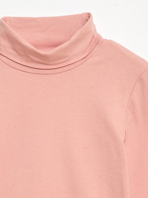 Camisola interior de gola alta lisa - Kiabi