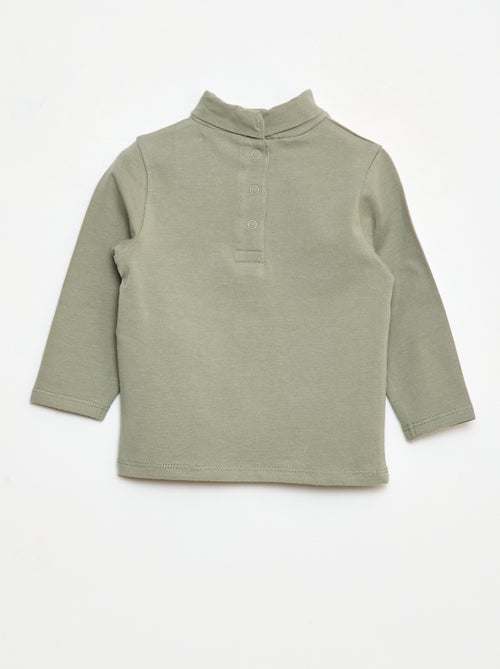 Camisola interior de gola alta lisa - Kiabi