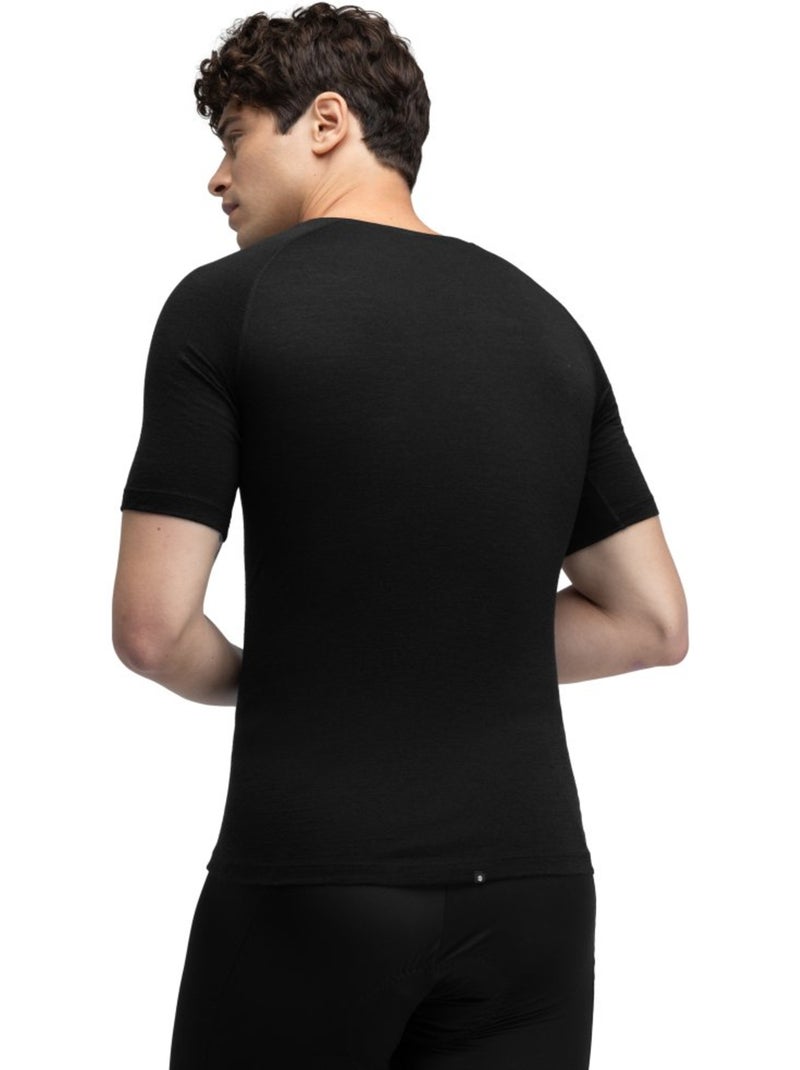 Camisola interior lã ciclismo homem Preto - Kiabi