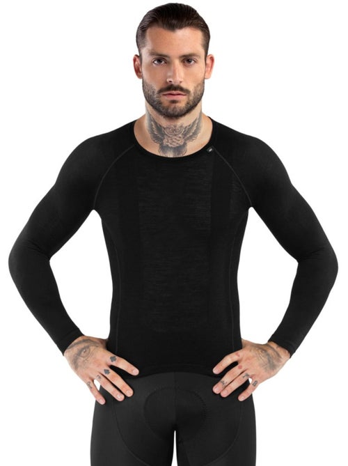 Camisola interior lã ciclismo homem - Kiabi