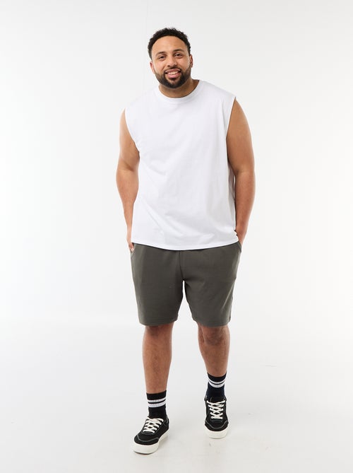 Camisola interior lisa de algodão - Kiabi