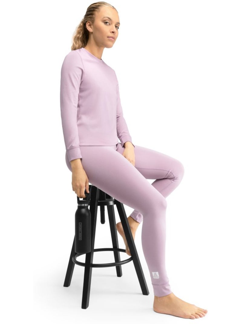 Camisola interior térmica de caminhada para mulher Rosa - Kiabi