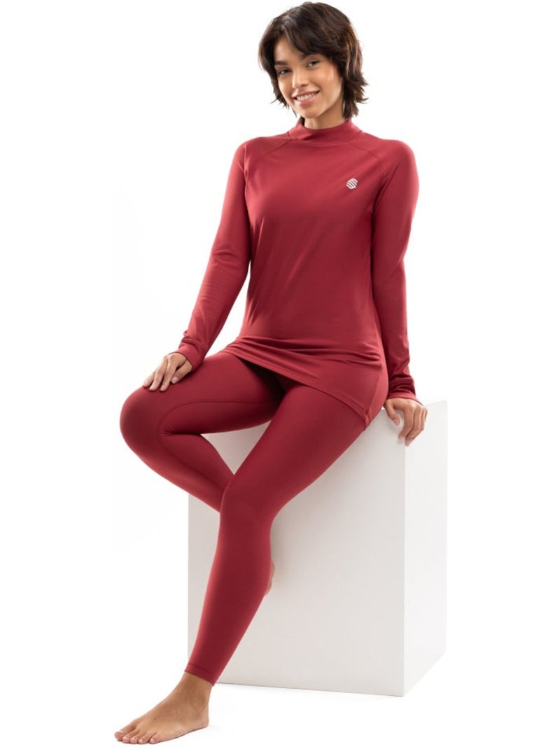 Camisola interior térmica mulher Castanho - Kiabi