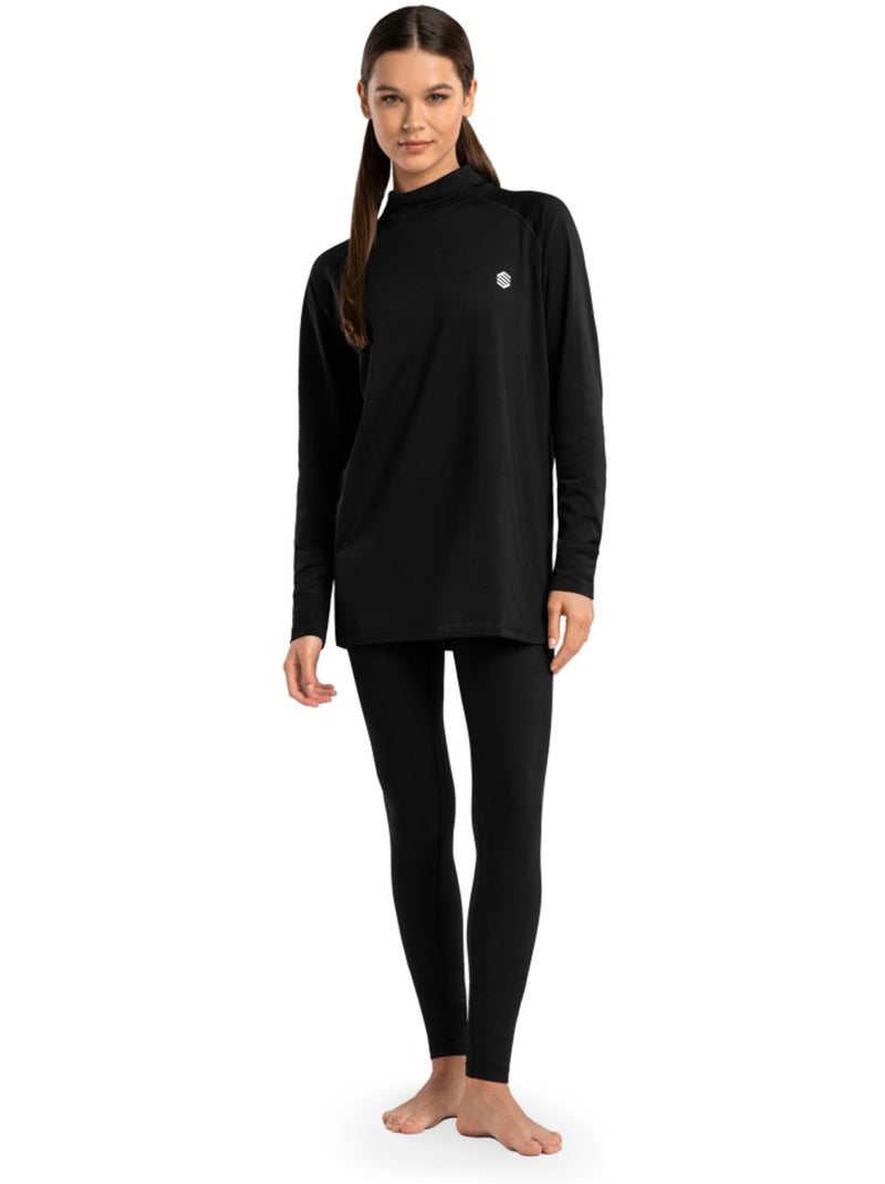 Camisola interior térmica mulher Preto - Kiabi