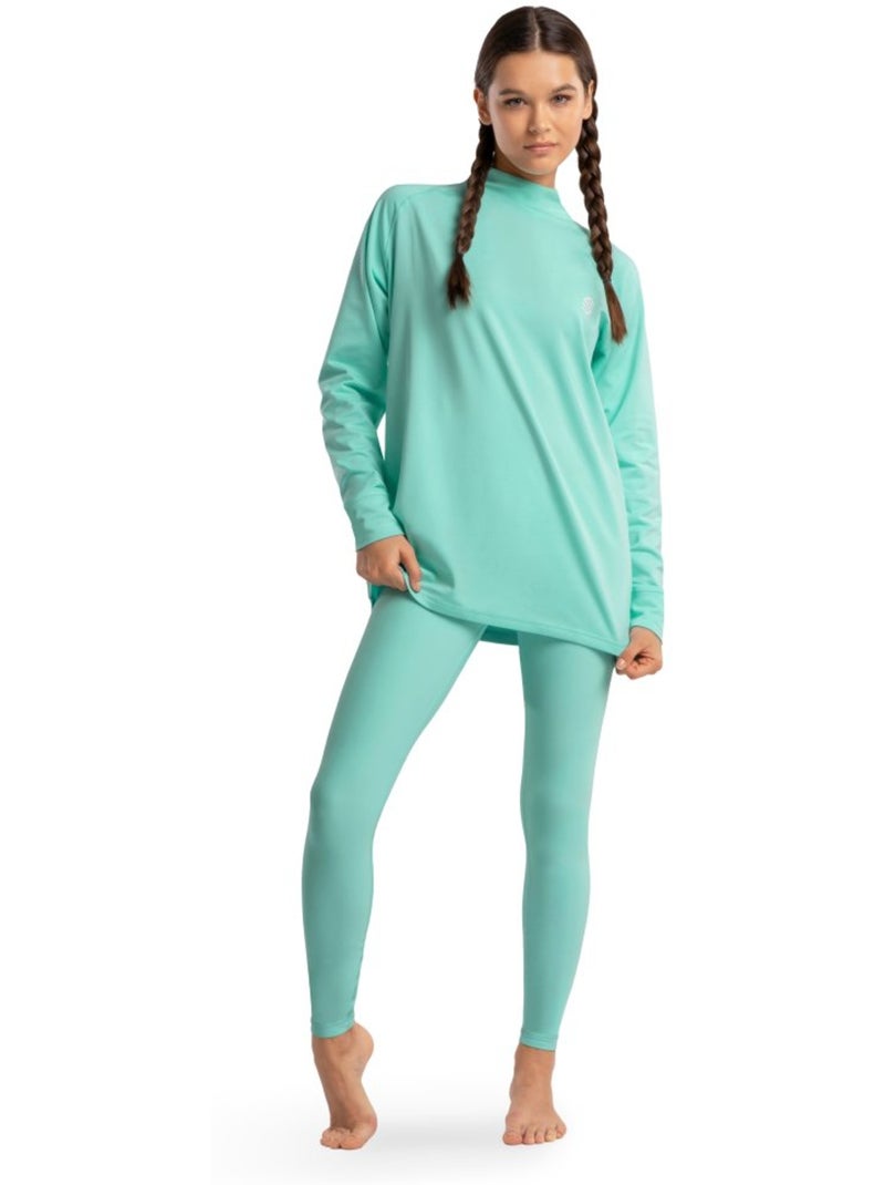 Camisola interior térmica mulher Turquesa - Kiabi