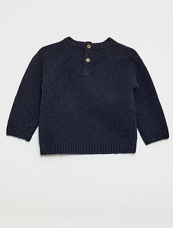 Camisola jacquard às riscas