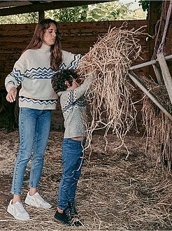 Camisola jacquard - Kiabi