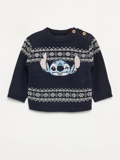 Camisola jacquard \'Disney\' \'Stitch\' - Kiabi