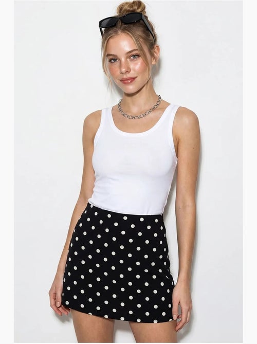 Camisola justa sem mangas com gola redonda lucci - Kiabi