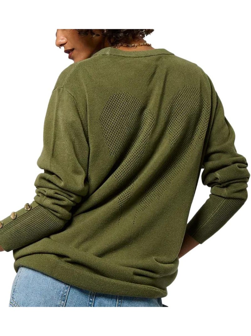 Camisola Kaki Kaporal MARKA para Mulher Verde cáqui claro - Kiabi