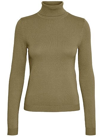 Camisola kaki vero moda happiness 95 para mulher