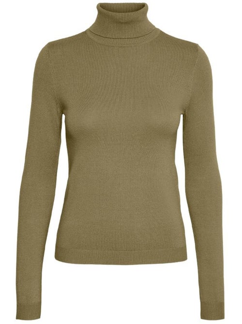 Camisola Kaki Vero Moda Happiness 95 para Mulher - Kiabi